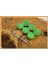 Tealight Mum Yeşil Renk Simli 6 Adet 3
