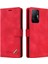 Xiaomi 11T/11T Pro Için Flip Case Basit Iş Deri Kılıf Darbeye (Yurt Dışından) 1