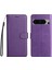 Google Piksel 8 Pro Klasik Düz Renk Yüksek Kaliteli Deri Için Flip Case (Yurt Dışından) 1