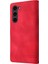 Samsung Galaxy S23 Flip Kapak Için Flip Case Basit Iş Deri Kılıf (Yurt Dışından) 5