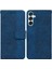 Samsung Galaxy Flip Için Flip CASE/F15 5g Flip Folio Geometrik Kabartmalı Pu (Yurt Dışından) 1