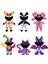Gülümseyen Critters Karanlıkta Parlayan Mor Kedi Dalgası, Haşhaş Oyun Zamanı Gülümseyen Critters Tavşan Peluş Oyuncak, Gülümseyen Critters Dogday Doldurulmuş Hayvan (Renk: Semender (Yurt Dışından) 5
