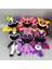Gülümseyen Critters Karanlıkta Parlayan Mor Kedi Dalgası, Haşhaş Oyun Zamanı Gülümseyen Critters Tavşan Peluş Oyuncak, Gülümseyen Critters Dogday Doldurulmuş Hayvan(Renk:tilki) (Yurt Dışından) 3