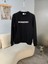 Siyah Renk Beyaz Burberry Yazılı Sweatshirt 1