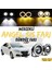Fiat Linea 2007-2018 Uyumlu Üniversal Mercekli Angel Sis Farı Metal Su Geçirmez 76 mm Sarı Halkalı Gündüz Farı Angel Eyes 2 Adet 1