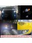 Fiat Linea 2007-2018 Uyumlu Üniversal Mercekli Angel Sis Farı Metal Su Geçirmez 76 mm Sarı Halkalı Gündüz Farı Angel Eyes 2 Adet 4