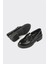 Elle Siyah Deri Kadın Loafer 3