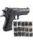 Tetikçi Boncuk Atan Oyuncak Tabanca + 15 Paket Boncuk - Boncuklu Tabanca Oyuncak Silah 1