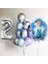 Frozen Elsa Balon Parlak Balon Gümüş Rakam Balonlu Karlar Kraliçesi Konsepti 1