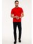 Erkek Nar Çiçeği Slim Fit Polo Yaka T-Shirt 4