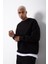 Erkek Bisiklet Yaka Oversized Sweatshirt 4