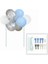 Krom Balon Pastel Balon Makaron Balon Pasta Süsü Pasta Balonu 1
