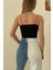 Kadın Siyah Lastik Askılı Crop Top Hafif Tasarım ve Nefes Alabilir Kumaş ile 3