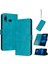 Samsung Galaxy A10S Saf Renk Pu Deri Toka ile Flip Case (Yurt Dışından) 1