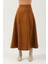 Kadın Taba Yüksek Bel Süet Mevlana Etek 4
