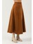 Kadın Taba Yüksek Bel Süet Mevlana Etek 5