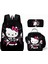 Çocuk Sırt Çantası Seti Hello Kitty Figürlü (Sırt Çantası /beslenme(Omuz) Çant. / Kalem Kutusu) D900 1