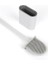 Beyaz Silikon Tuvalet Fırçası Bükülebilir Silikon Wc Klozet Fırçası 3
