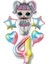 Lisanslı Unicorn Lol Bebek Pembe Rakam Balon Seti Lol Surprise 4 Yaş Pembe Rakam Balon 1