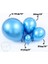 Astronot Roket Uzay Temalı 6 Yaş Mavi Rakamlı Balon Seti 5