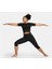 Yoga Dri-Fıt Adv Luxe Kısa Kollu Kısa Siyah Kadın T-Shirt DV9169-011 1