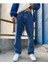 Erkek Baggy Butter Fly Jeans Kemer Arkası Lastikli Salaş Kot Pantolon 1