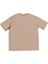 Basic Oversize Tişört - Bej Renk Oversize Basic T-shirt 4
