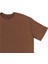 Kahverengi Basic Oversize Tişört - Oversized Basic T-shirt 2