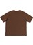 Kahverengi Basic Oversize Tişört - Oversized Basic T-shirt 4