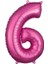 Flamingo Balon Fuşya Rakam Balon Pembe Beyaz Balon Buketi 4