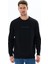 CS0274 Csc M Bar Splıt Crew Sweatshırt Sweatshirt 1