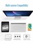Quadro Soft Touch 102 10.1" Uyumlu Kablosuz Bluetooth Şarj Edilebilir Tablet Telefon Standlı Klavye - Beyaz 2