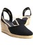 Elişi Siyah Kadın Dolgu Topuk Espadril Handmade 3