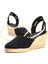 Elişi Siyah Kadın Dolgu Topuk Espadril Handmade 4