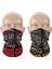 2'li Set Boyunluk Erkek Boyunluk Kadın Boyunluk Motosiklet Boyunluk Maske Balaklava Outdoor Maske 3