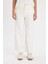 Culotte Gabardin Kumaş Pantolon Yüksek Bel Basic Düz Cepli Geniş Bol Paça C7535AX24AU 5