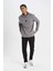 Fit Jogger Eşofman Altı Slim Fit Dar Kesim Beli Lastikli Cepli Düz Paça S3309AZ24AU 2