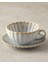 Fiore New Bone China 4 Parça 2 Kişilik Fincan Takımı Gri 2