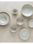 Fiore New Bone China 4 Parça 2 Kişilik Fincan Takımı Gri 4