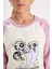 Kız Çocuk Pijama Takımı PowerPuff Girls Uzun Kollu Üst Uzun Alt D4158A824AU 5