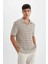 Regular Fit Kısa Kollu Triko Polo Tişört D4818AX24SM 1