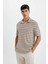 Regular Fit Kısa Kollu Triko Polo Tişört D4818AX24SM 3