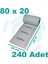 80MM X20M Termal Yazarkasa ve Mini Yazıcı Kağıdı 240 ADET 1 Koli 2
