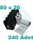 80MM X20M Termal Yazarkasa ve Mini Yazıcı Kağıdı 240 ADET 1 Koli 3