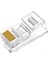 RJ45 Konnektör Network Cat5 Cat6 Jak Jack Ethernet Uç - 100 Adet 2