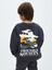 Lcw Kids Bisiklet Yaka Baskılı Uzun Kollu Erkek Çocuk Sweatshirt 1