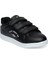 Milena 037-24 Deri Cırtlı Fashion Sneaker Ayakkabı Siyah Beyaz 1