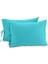 %100 Pamuk 62 Tel (155 TC) 50x70 Cm Bağcıklı Yastık Kılıfı Seti 1