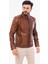DER198 Deri Erkek Taba Mont 5