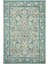 Rugs Modern Pastel Yeşil Çiçekli Tema Dokuma Taban Dijital Baskılı Halı Mira 1383 1